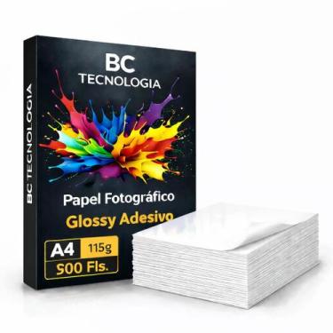 Imagem de Papel Fotográfico Dupla Face 120g Glossy A4 Prova Dágua 100 Folhas - B