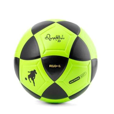 Imagem de Bola De Futebol e Futevolei Ronaldinho Gaúcho R10 Legacy, Verde, Preto