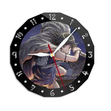 Imagem de Relógio de parede Mononokes Silent Non-Ticking 15 cm de vidro+acrílico