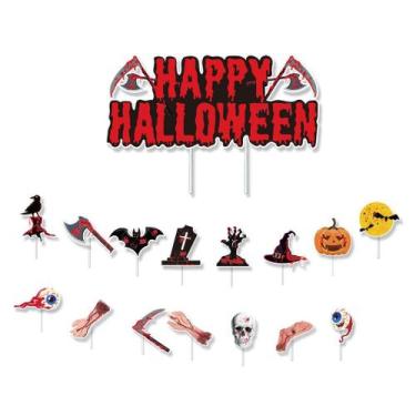 Imagem de Kit de balões de Halloween: balões de látex de festa, 39 unidades com 