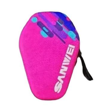 Imagem de Estojo Para Raquete De Tênis De Mesa Em Tecido Oxford Durável, Capa Rí