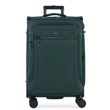 Imagem de Mala Média Poliéster 4 Rodas Zurique Verde - Bagaggio, M