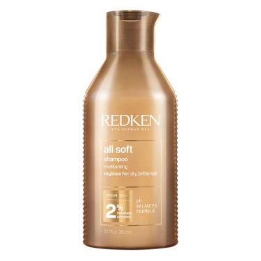Imagem de Shampoo All Soft 300ml Redken para cabelos secos e opacos hidratação m