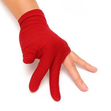Imagem de Luva Para Bilhar Sinuca Deslizante (und) - - Rei Dos Tacos, Vermelho