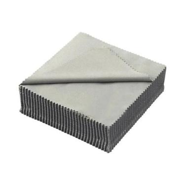 Imagem de Pano De Limpeza Cinza Escovado Para Óculos 10 20 30 UNIDADES 5.12x5.12