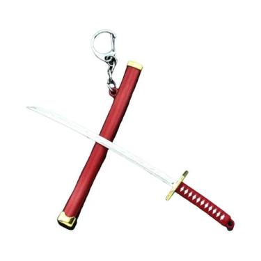 Imagem de Chaveiro De Mini Espada De Anime Para Homens E Mulheres, Katana Com Ba