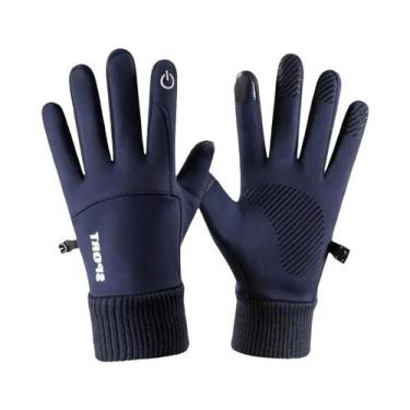 Imagem de Luvas De Fleece Impermeáveis E Térmicas Com Tela Sensível Ao Toque Par