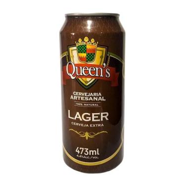 Imagem de Cerveja Queens Lager 473 Ml - Queen'S Cervejaria