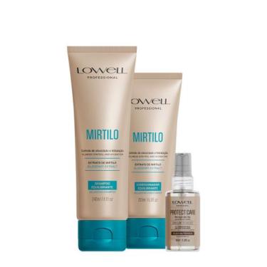 Imagem de Kit Lowell Extrato de Mirtilo Home Care Nutritivo (3 Produtos)