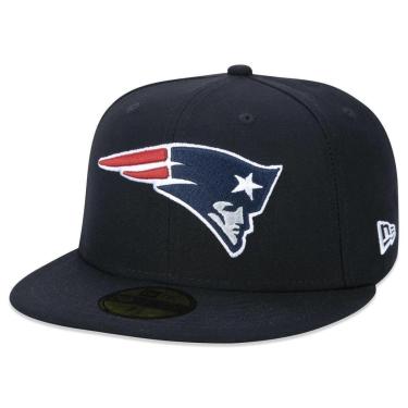 Imagem de Boné New Era Aba Reta 5950 NFL Patriots League Preto-Masculino