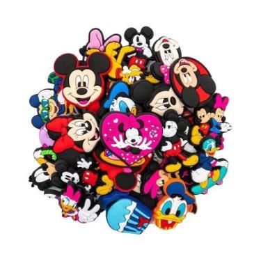 Imagem de Acessórios Para Calçados Mickey 10 Peças Para Clogs, Bogg Bag, Bubble 