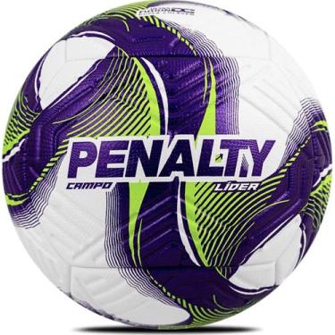 Imagem de Bola de Futebol Campo Penalty Lider N4 Infantil Oficial, Roxo, Verde