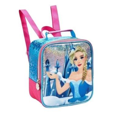Imagem de Lancheira Termica Infantil Escolar Menina Elsa Frozen Princesa Denlex-Feminino