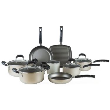 Imagem de Jogo De Panelas Brinox Saffron 8 peças Champagne