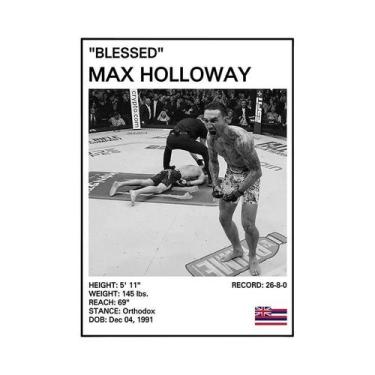 Imagem de Pôster Em Tela Lendas Do Boxe Preto E Branco - Arte Inspiradora Para A