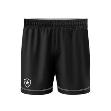 Imagem de Bermuda Braziline Botafogo Taça - Masculina, Preto, P