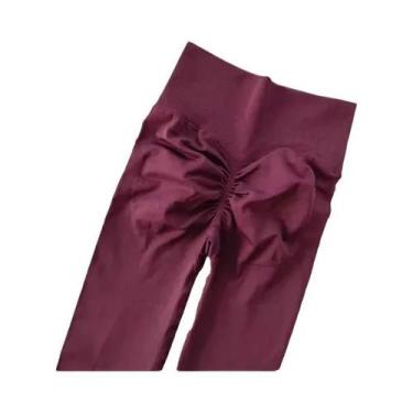 Imagem de Calças de Yoga Seamless de Cintura Alta - Leggings de Secagem Rápida p