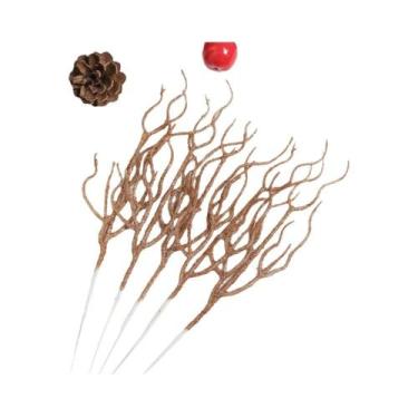 Imagem de Buquê De Ramos Coloridos Artificiais Para Decoração De Árvore De Natal