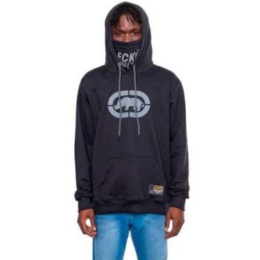 Imagem de Moletom Ecko Masculino Ninja com Capuz Preto-Masculino