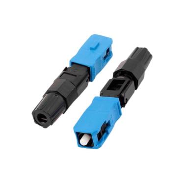 Imagem de Conector Óptico T Rosca SC-UPC para Terminações de Cabo de Fibra Drop em Redes Ftth FTT...