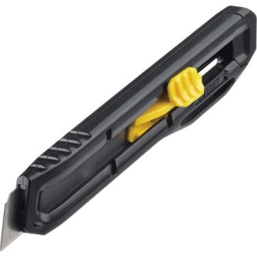 Imagem de Estilete Retrátil com Trava Automática, 1 Lâmina de 18 mm, Corpo Plást
