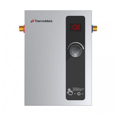 Imagem de Aquecedor de Água Elétrico de Passagem Thermomate Cinza 8kW LED Ponto de Uso Modelo ET0...