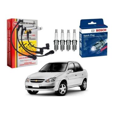 Imagem de Kit Vela Cabo Bosch Corsa Classic 1.0 Flex 2011 A 2019