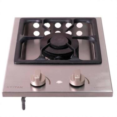 Imagem de Fogão de Embutir a Gás GLP Titan Range Top Profissional 1 Boca Grelha 