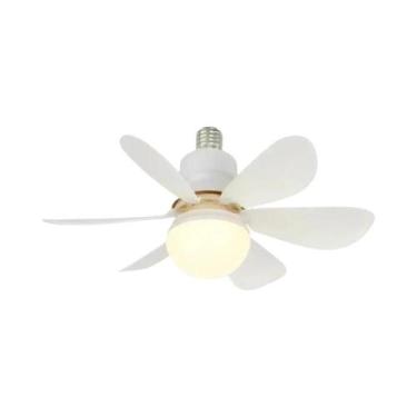 Imagem de Luz De Ventilador De Teto LED E27 Regulável 30W Com Controle Remoto Pa