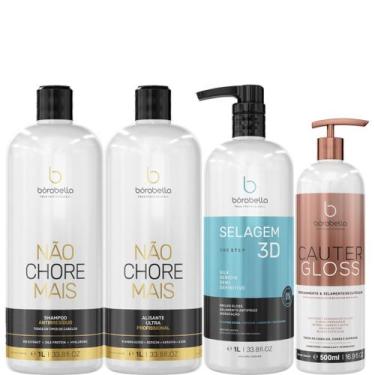 Imagem de Borabella Kit Não Chore + Selagem 3x1L + Cauter 500ml