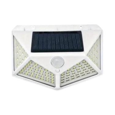 Imagem de Luz Solar LED À Prova d'Água Com 100 LEDs, Lâmpada De Parede Com Senso