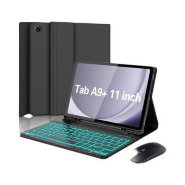 Imagem de Capa Com Teclado Bluetooth Para Samsung Galaxy Tab A9 plus De 11 Poleg