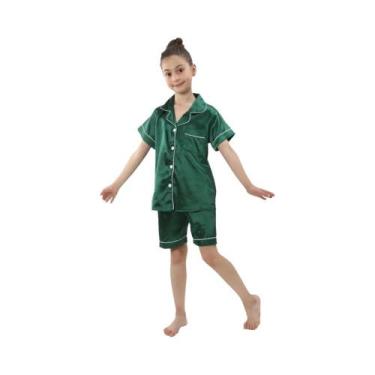 Imagem de Conjunto De Pijamas Para Crianças E Adolescentes, Meninas E Meninos, R