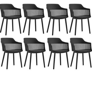 Imagem de Kit com 8 Cadeiras para Sala de Jantar Marcela - Rivatti