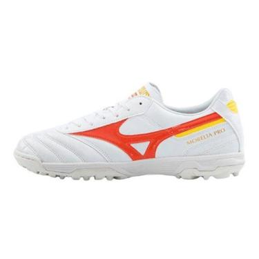 Imagem de Chuteira Society Mizuno Morelia II Pro 102134001, Branco, 38
