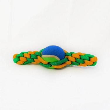 Imagem de Brinquedo Mordedor Cachorro Corda Pet Bola Tênis Cães DOG001 - HomePet
