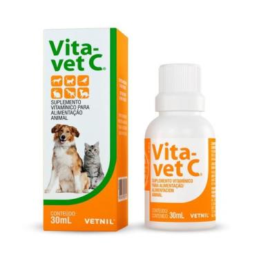Imagem de Vetnil Vita-vet C 30ml: Suplemento Vitamina C Líquido Antioxidante par