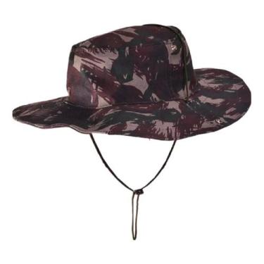 Imagem de Chapéu Selva Em Lona Reforçado Camuflado Pescaria Militar Milisport