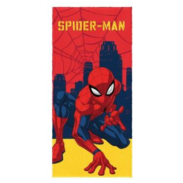 Imagem de Toalha Spider-Man Felpuda Banho Divertida Estampada 60x120Cm - lepper,
