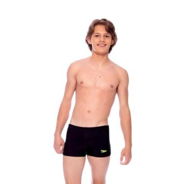 Imagem de Hidroshort Sunga Speedo 019564 Juvenil Menino, Preto, 14