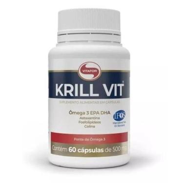 Imagem de Óleo de Krill 500mg Vitafor 60 Cápsulas