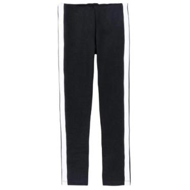 Imagem de Calça Puc Infantil Listra Lateral, Preto, 06