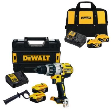 Imagem de Parafusadeira/Furadeira de Impacto 1/2" Dewalt 20V MAX com 4 Baterias 