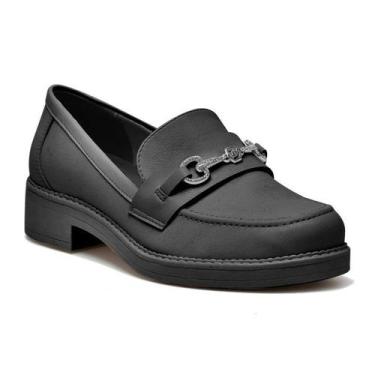 Imagem de Mocassim Loafer Via Marte 011-003 Feminino, Preto, 38