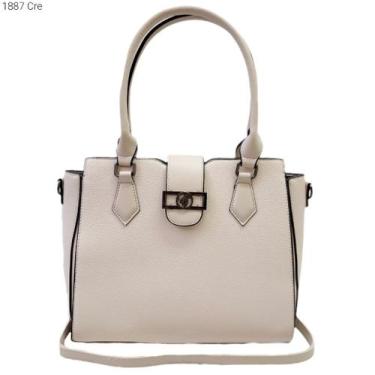 Imagem de Bolsa Feminina Ombro Transversal Clássica Espaçosa com Bolsos e Divisõ