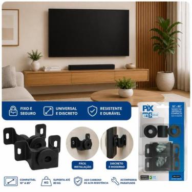 Imagem de Suporte De Parede Fixo Para Tv Samsung 74 75 76 77 Polegadas - PIX