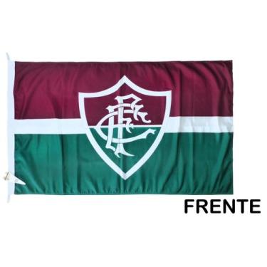 Imagem de Bandeira Fluminense Dupla-face Licenciada FAN - JC Flâmulas e Bandeira