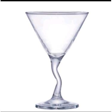 Imagem de Taça martini 250ml pé twist - Dcora presentes