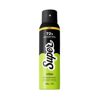 Imagem de Desodorante Super Energy Aerosol Antitranspirante 72h Citrus 150ml - C