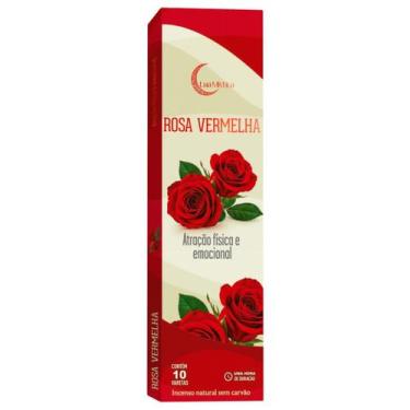 Imagem de Incenso Lua Mistica Espiritual 0% Carvao Cx 10 Var Modelo:Rosa Vermelh